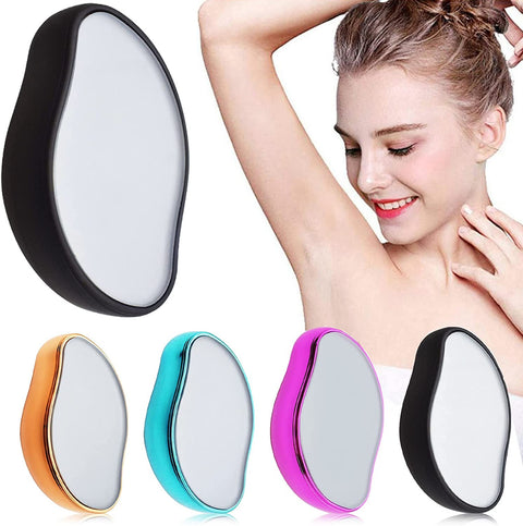 Bleame Crystal Hair Eraser – Painless Exfoliation Hair Removal Tool For Men & Women Arms Leg Back - Nayab Style