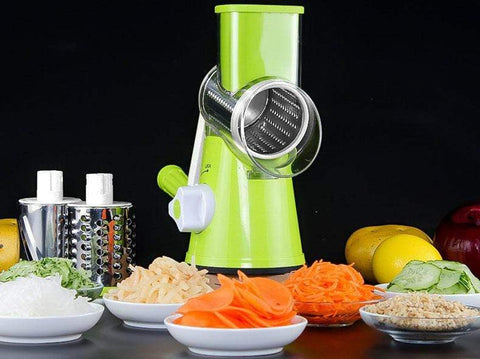 Manual Vegetable Cutter Slicer Multifunctional Round Slicer Gadget Multi-function Kitchen Gadget Food Processor Blender Cutter - Nayab Style