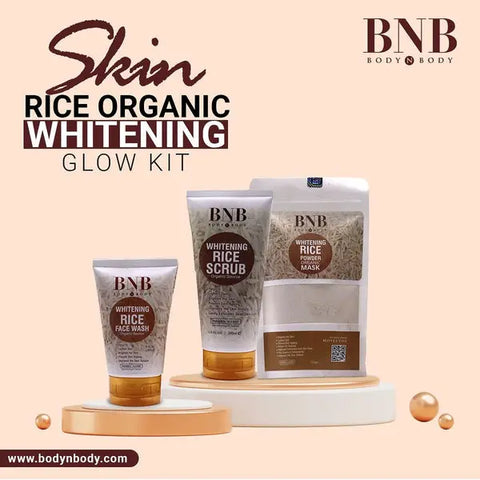 BNB 3 in 1 Rice Extract & Glow Kit - Nayab Style