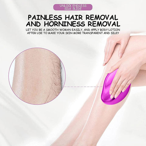 Bleame Crystal Hair Eraser – Painless Exfoliation Hair Removal Tool For Men & Women Arms Leg Back - Nayab Style