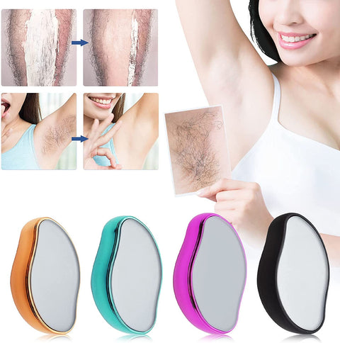 Bleame Crystal Hair Eraser – Painless Exfoliation Hair Removal Tool For Men & Women Arms Leg Back - Nayab Style