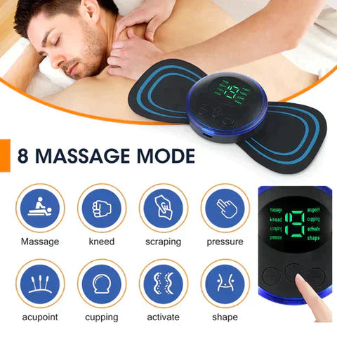 EMS Mini Body Massager Pulse || Neck Pain Relief || Butterfly Body Massager USB Charging! - Nayab Style