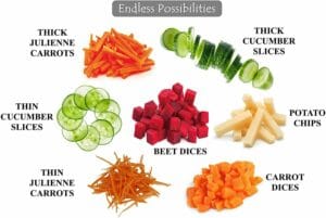 4 In 1 Vegetable Cutter Chopper Adjustable Multi-function Vegetable Cutter Kitchen Shredder Grater Artifact - Nayab Style