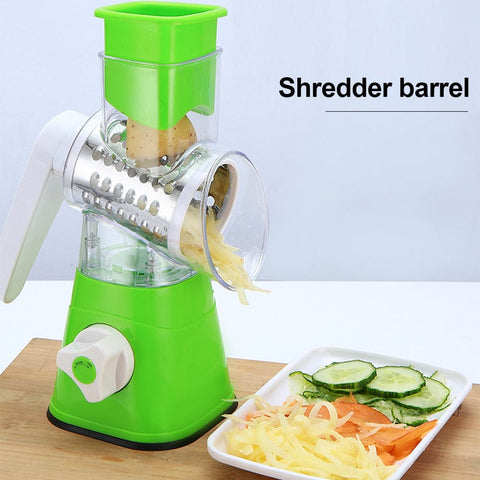 Manual Vegetable Cutter Slicer Multifunctional Round Slicer Gadget Multi-function Kitchen Gadget Food Processor Blender Cutter - Nayab Style