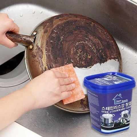 Kitchenware Cleaner Stainless Steel Cookware Cleaning Cream Kithen Cleaner Dishwashing Detergent - Nayab Style