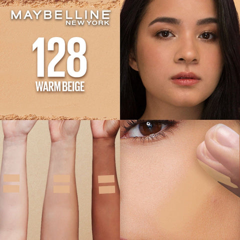 Maybelline New York Fit Me Matte + Poreless Liquid Foundation - 128 Warm Nude 18ml - Nayab Style